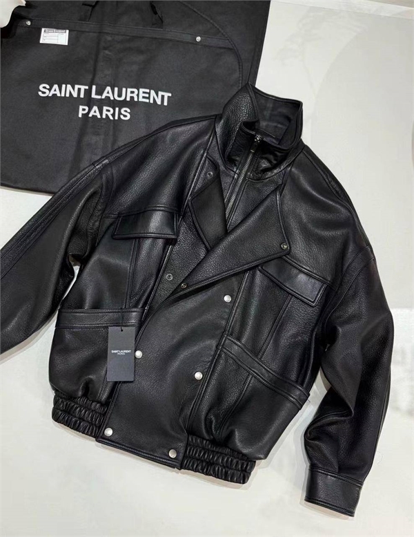 Куртка YSL Кожа 156256 - фото 349039