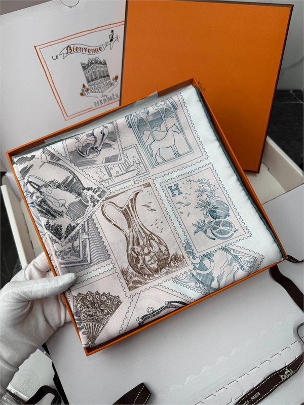 Платок HERMES 157015 - фото 353526