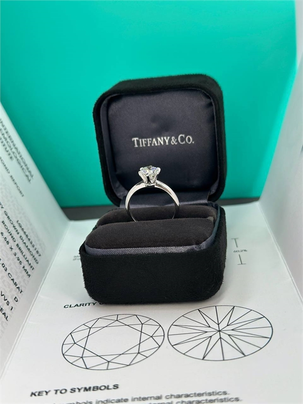 Кольцо Tiffany&Co с Бриллиантом , Золото 750 п 158401 - фото 361803