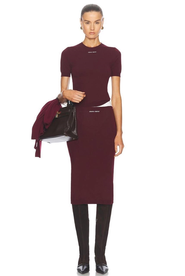 Футболка MIU MIU 161380 - фото 380099