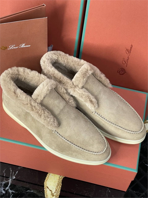 Лоферы LORO PIANA На меху 162894 - фото 388769