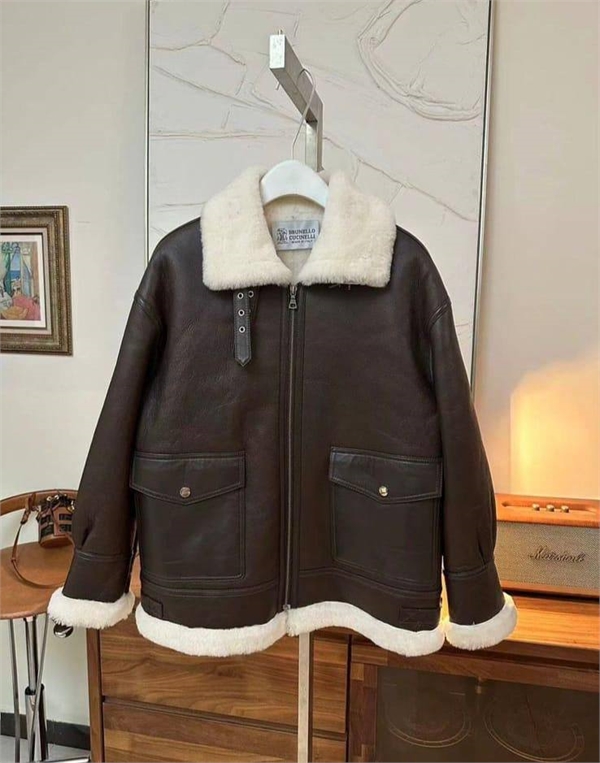 Дубленка BRUNELLO CUCINELLI 163107