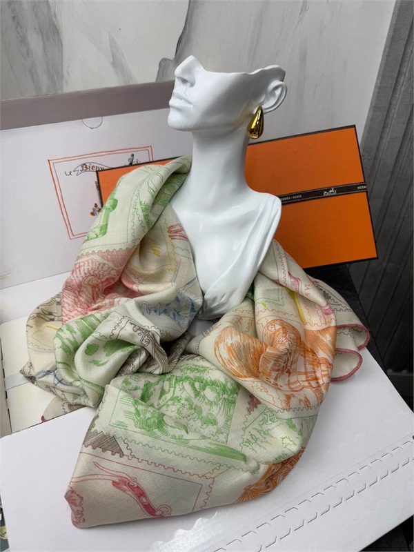 Платок HERMES 163137 - фото 389964