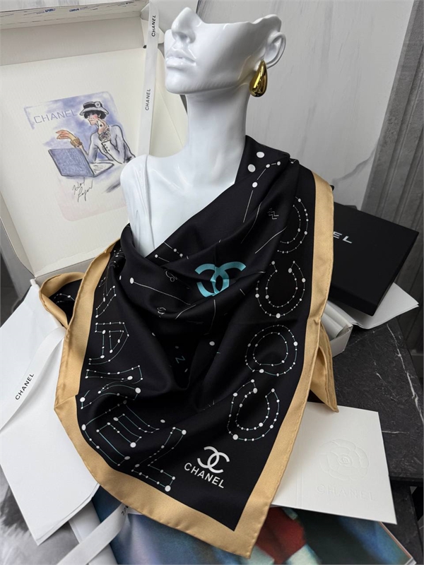 Платок CHANEL 163228 - фото 390516