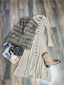Норковая жилетка LORO PIANA 103393 - фото 100512 Норковая жилетка LORO PIANA 103393 - фото 100512