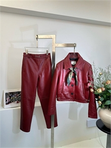 Брюки GUCCI кожа 105490 - фото 104272