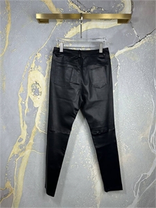 Брюки CELINE Кожа 109723