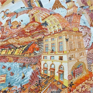 Платок HERMES 114467 - фото 131885