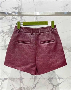 Шорты GUCCI Кожа 114507