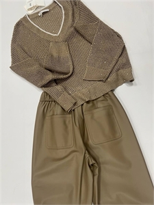 Брюки BRUNELLO CUCINELLI Кожа 122176 - фото 168030