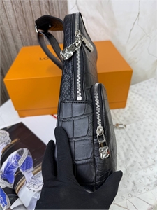 Слинг LV из кожы крокодила 133135 - фото 224842