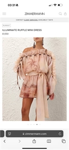 Платье ZIMMERMANN 133212