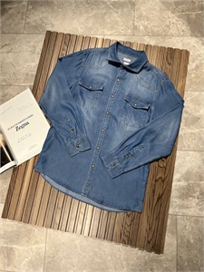 Джинсовая рубашка BC 136744 - фото 245038