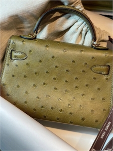 Сумка HERMES Кожа страуса Ручная работа 137175 - фото 247917