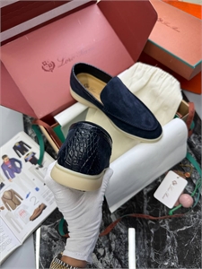 Лоферы LP со вставками крокодила 140545 - фото 264724