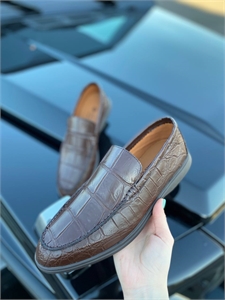 Лоферы LORO PIANA из кожи крокодила 147942 - фото 303257 Лоферы LORO PIANA из кожи крокодила 147942 - фото 303257
