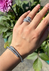 Кольцо BVLGARI один ряд 150060