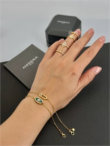 Браслет MESSIKA Глаз с малахитом 150120 - фото 314092