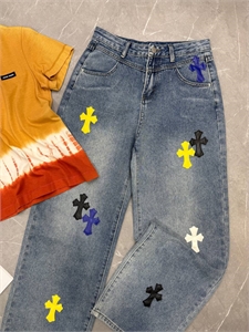 Джинсы CHROME HEARTS 151285 - фото 320720 Джинсы CHROME HEARTS 151285 - фото 320720