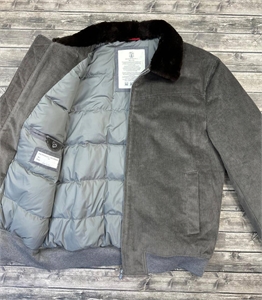 Вельветовый бомбер BC 152688 - фото 328077