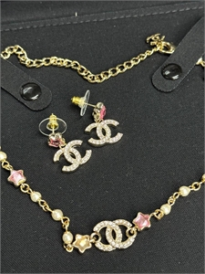 Чокер и серьги CHANEL 153314 - фото 331454 Чокер и серьги CHANEL 153314 - фото 331454