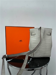 Сумка HERMES из кожи крокодила 155372 - фото 343343