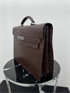 Портфель HERMES из кожи крокодила 155379 - фото 343383 Портфель HERMES из кожи крокодила 155379 - фото 343383
