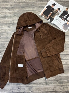 Замшевый бомбер BC 156113 - фото 347726