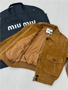 Куртка MIU MIU Натуральная замша 156314