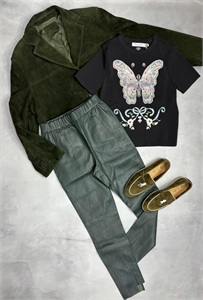 Брюки BRUNELLO CUCINELLI Кожа 157763