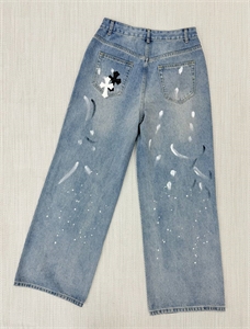 Джинсы CHROME HEARTS 158025