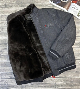 Джинсовая куртка из меха бобра KITON 159598 - фото 369284 Джинсовая куртка из меха бобра KITON 159598 - фото 369284