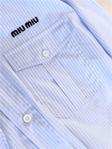 Рубашка MIU MIU 162021 - фото 383363