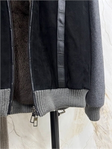 Куртка LORO PIANA с вставками кожи крокодила 162694 - фото 387531