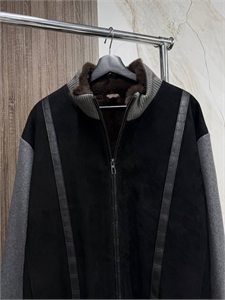 Куртка LORO PIANA с вставками кожи крокодила 162694 - фото 387532