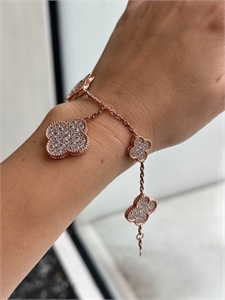 Серьги Van Cleef 3 мотива 163270 - фото 390920