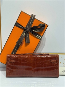Клатч HERMES Кожа крокодила 163322 - фото 391263