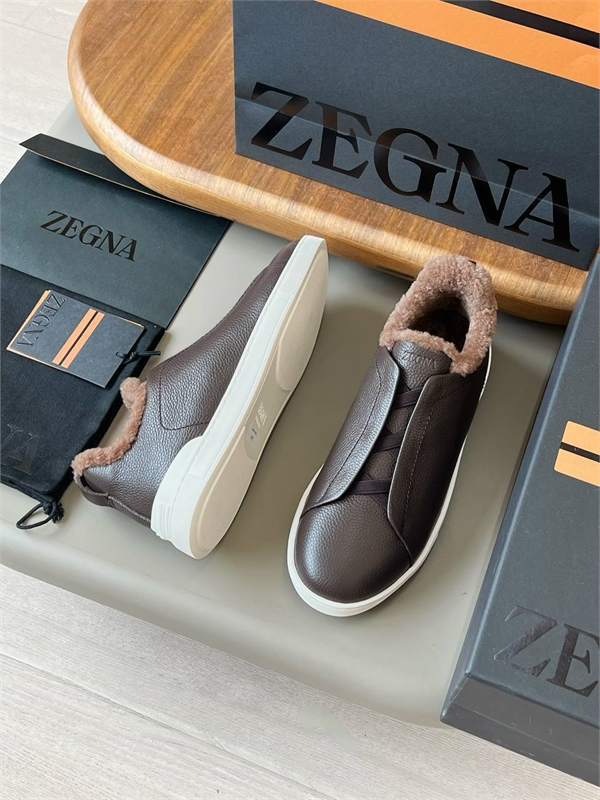 Кеды Zegna на меху 117245 - фото 146844