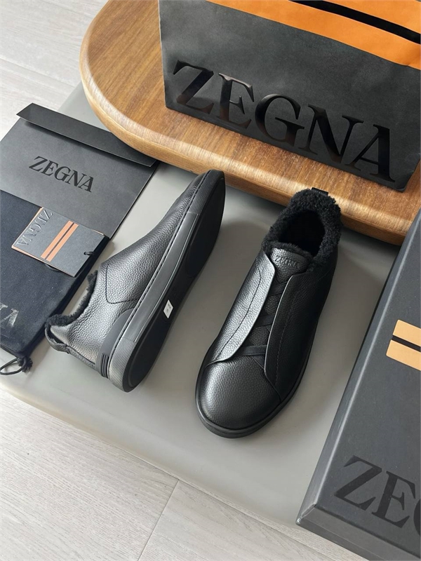 Кеды Zegna на меху 117246 - фото 146846