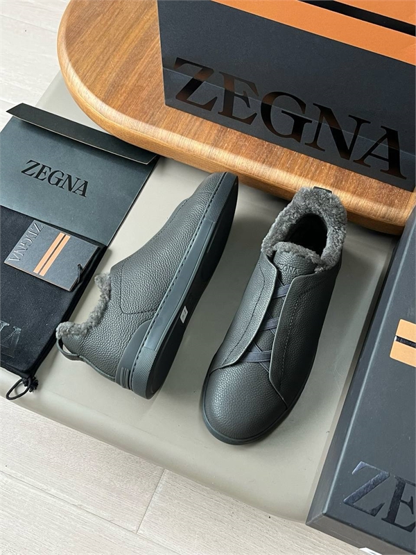 Кеды Zegna на меху 117248 - фото 146850