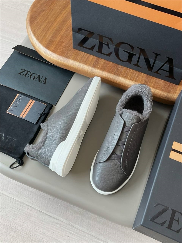 Кеды Zegna на меху 117249 - фото 146852