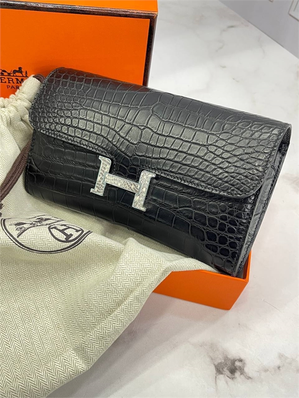 Клатч HERMES Кожа крокодила 123177 - фото 173133