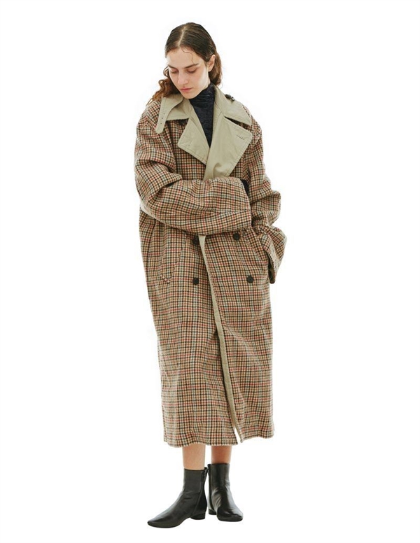 Плащ BALENCIAGA Двусторонний 128235 - фото 197747