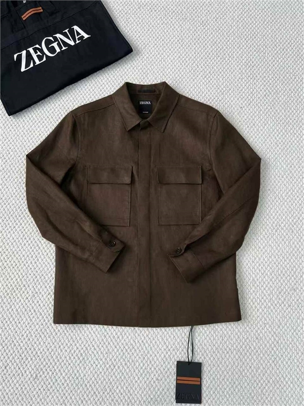 Куртка рубашка ZEGNA 129767 - фото 205590