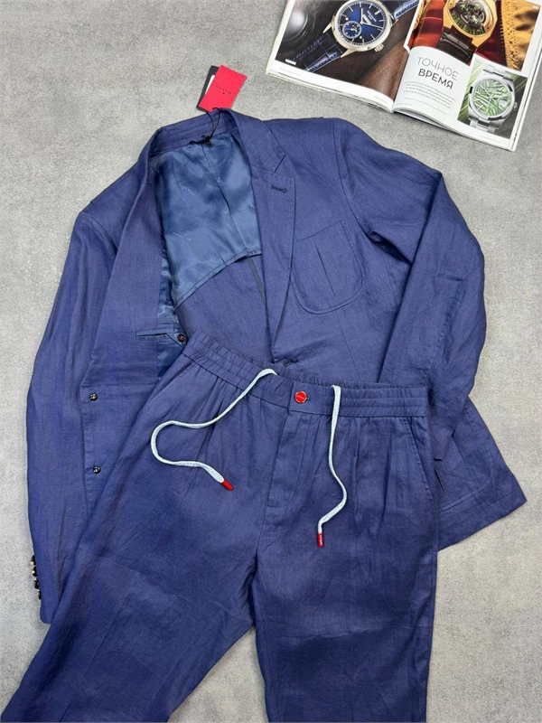 Льняной костюм KITON 132490_39BA8 - фото 220946