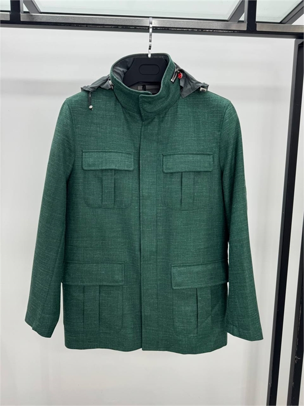 Куртка KITON (лен) 132820_1B8A3 - фото 223047