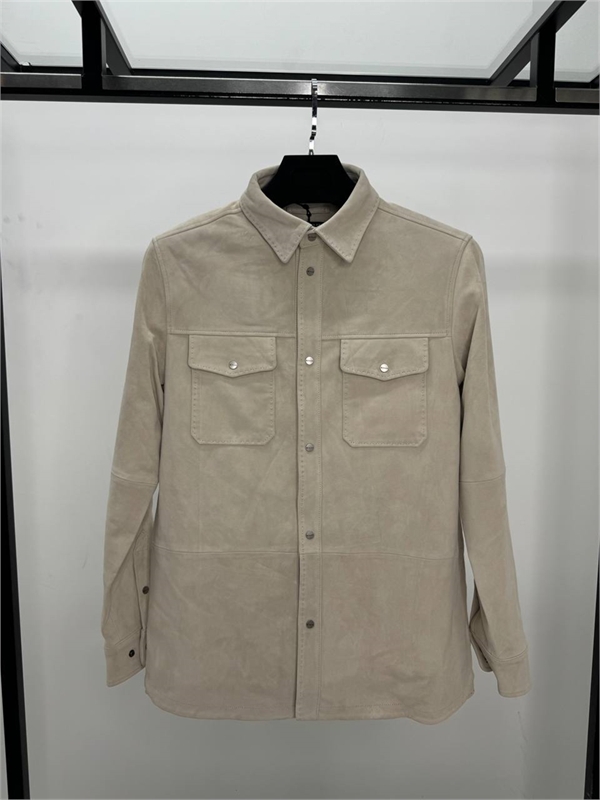 Замшевая куртка KITON рубашечного кроя 134967 - фото 235714