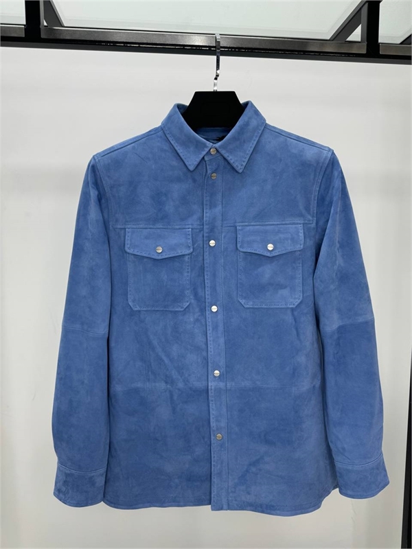 Замшевая куртка KITON рубашечного кроя 134968 - фото 235722