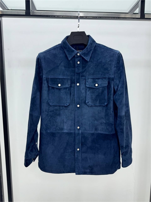Замшевая куртка KITON рубашечного кроя 134969 - фото 235730