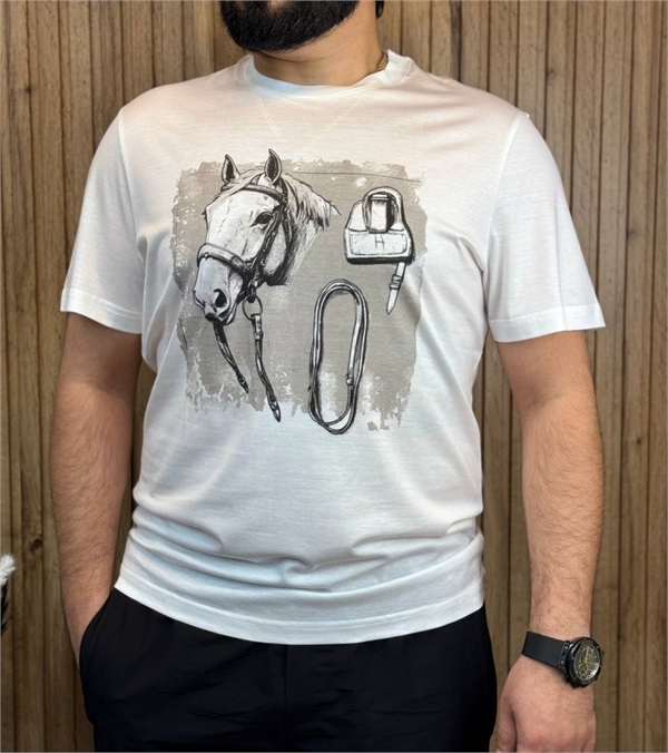 Футболка Hermes 135429 - фото 238345